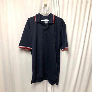 Champro Polo Mens Size XL Navy Red White Short Sleeve CollaredShirt Golf Casual